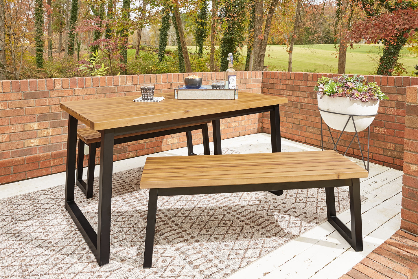 Ashley Express - Town Wood Dining Table Set (3/CN)