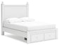 Mollviney Full Panel Storage Bed with 2 Nightstands