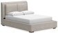 Cabalynn Queen Upholstered Bed with Dresser and 2 Nightstands