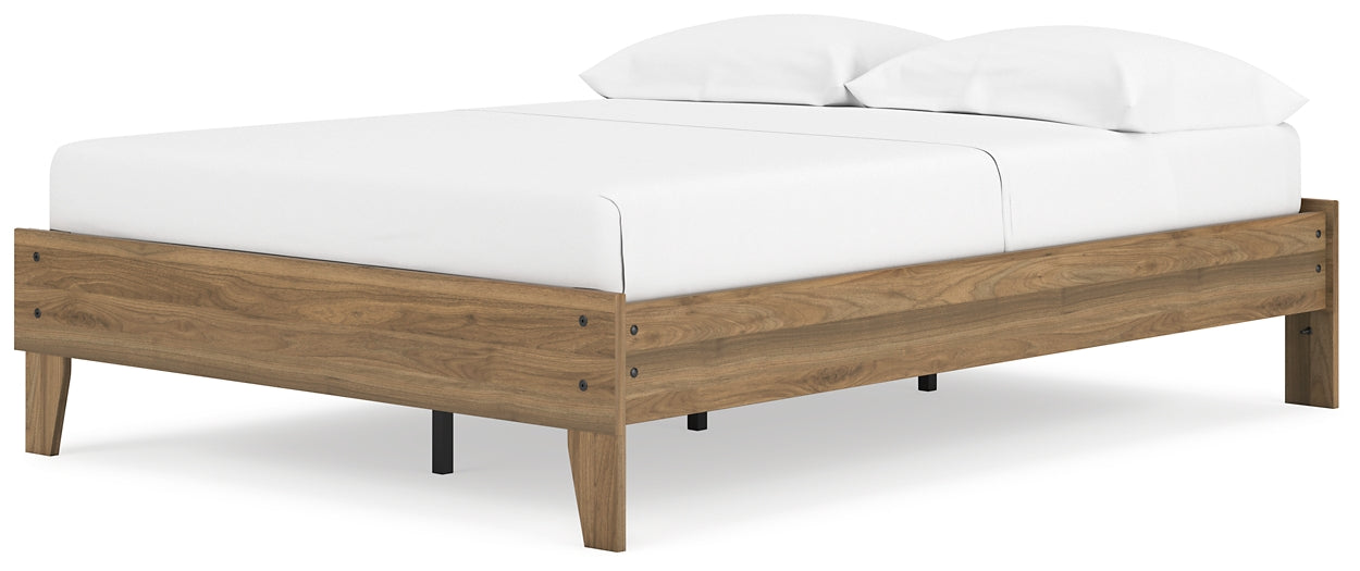 Ashley Express - Deanlow Full Platform Bed with 2 Nightstands