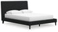 Cadmori Queen Upholstered Bed with Mirrored Dresser and Chest