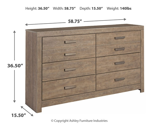 Culverbach King Panel Bed with Dresser