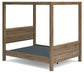 Ashley Express - Aprilyn Queen Canopy Bed with Dresser