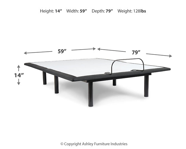 Ashley Express - Millennium Luxury Gel Latex and Memory Foam Mattress with Adjustable Base